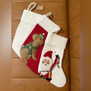 West Elm Felt Holiday Stockings (Set of 2)